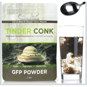 GFP Powder - Mushroom Supplement - Tinder Conk Powder Supplement -Immune Support